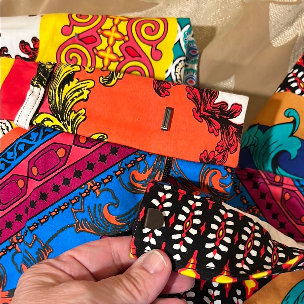 Colorful Geometric Patterned Pants - Picture 4 of 6
